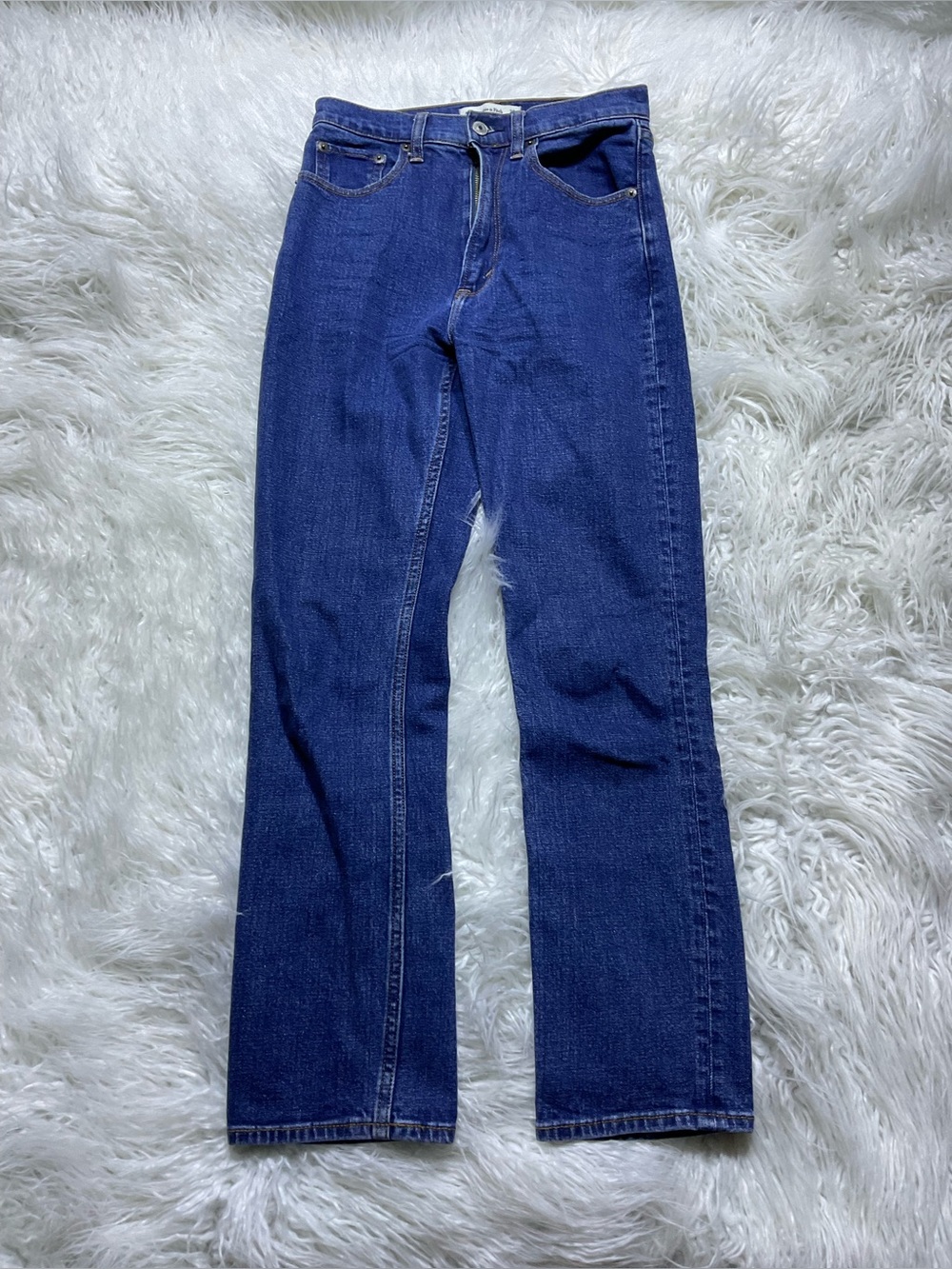 Abercrombie The Ankle Straight Ultra High Rise Jeans